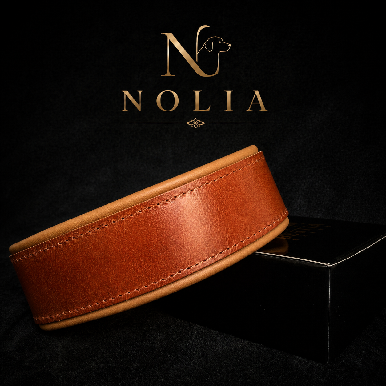 Collier Style Cognac · Cuir Pleine Fleur — L'Élégance Intemporelle