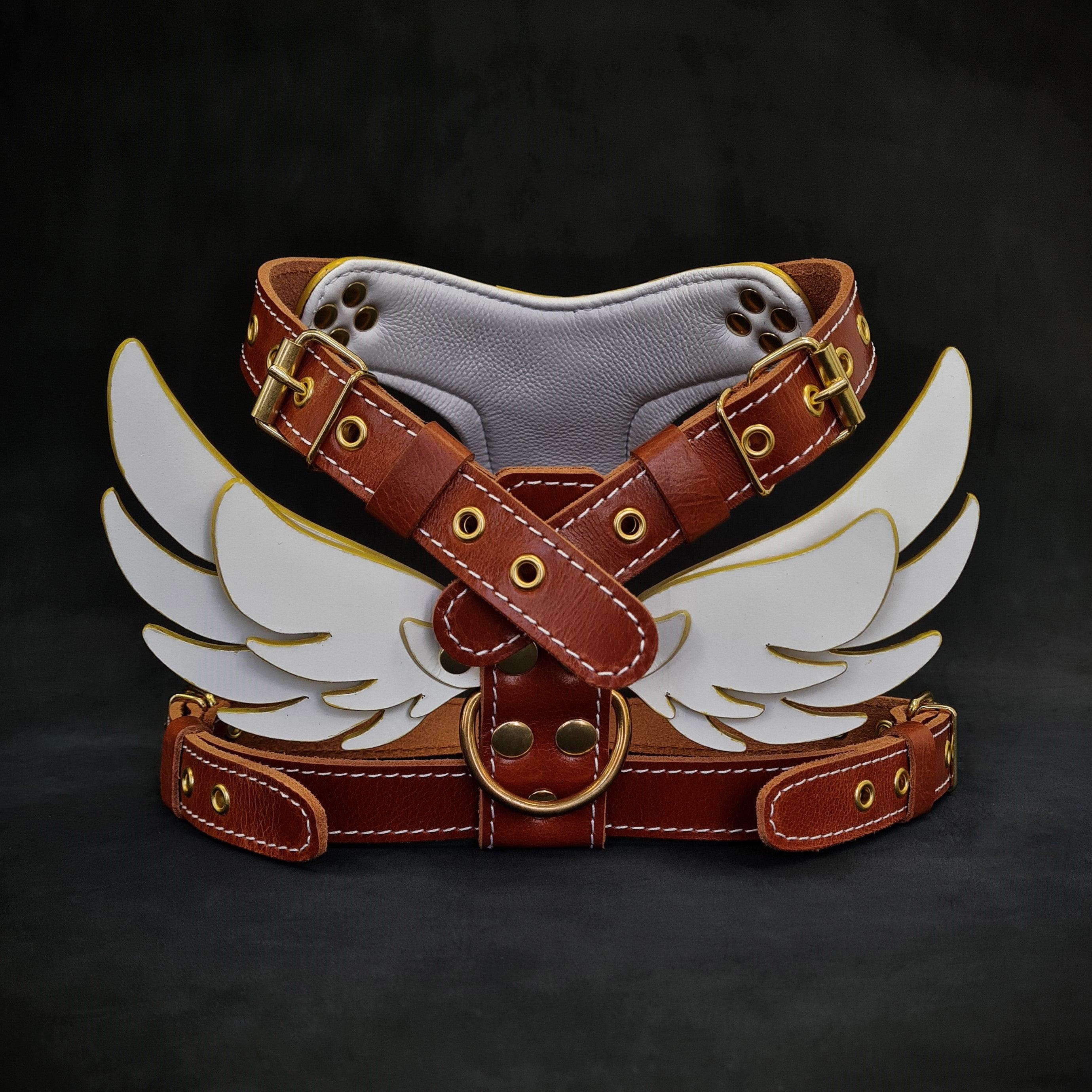 The "Hermeses" leather harness - Small to Medium Size-1